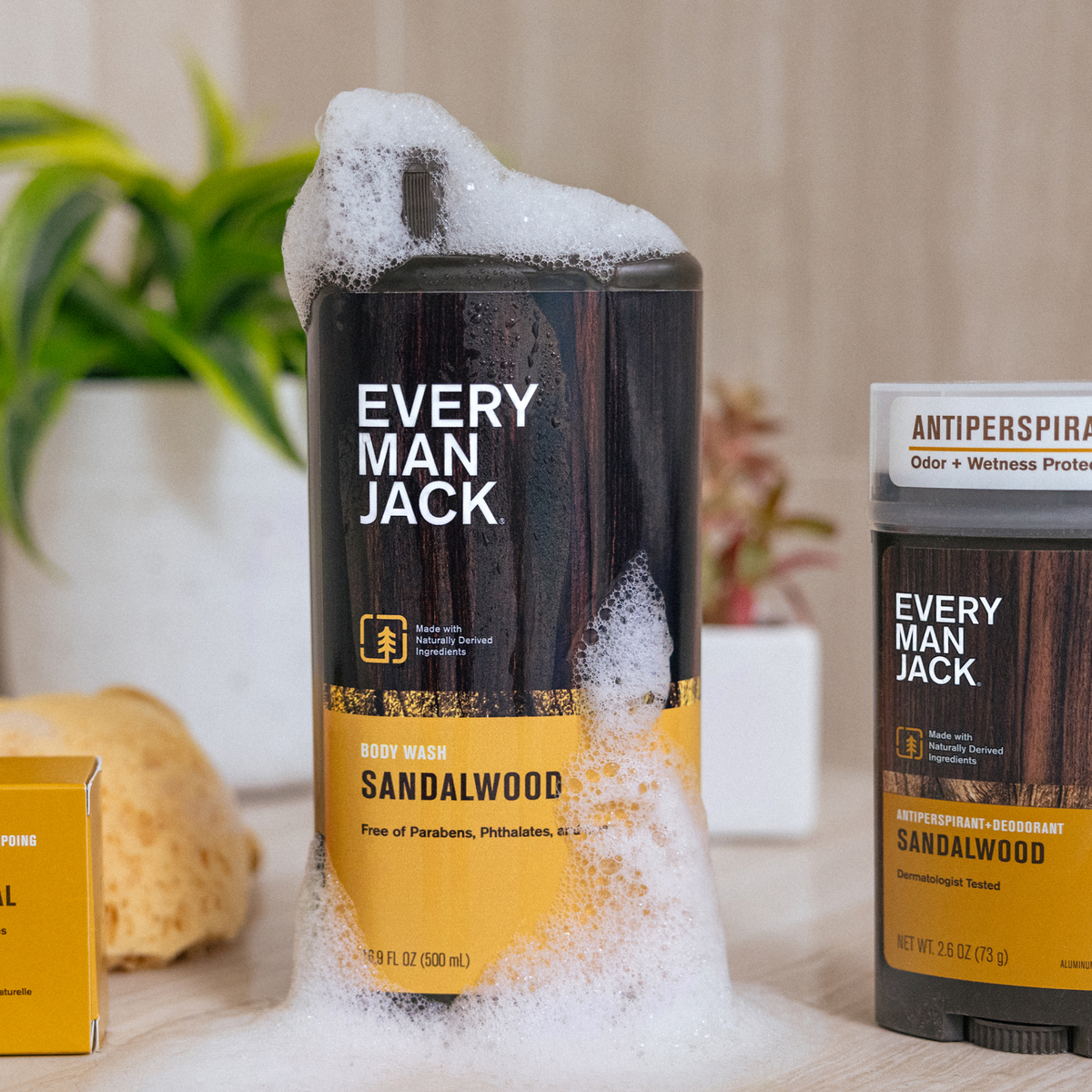 Lot Of 3 Every Man Jack 2-IN-1 Daily Shampoo+Conditioner Sea Salt selling 8 Oz Each