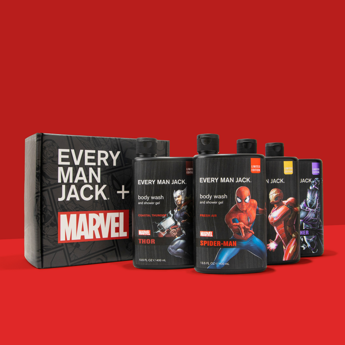 Marvel Body Wash Set For Men | EVERY MAN JACK – Every Man Jack